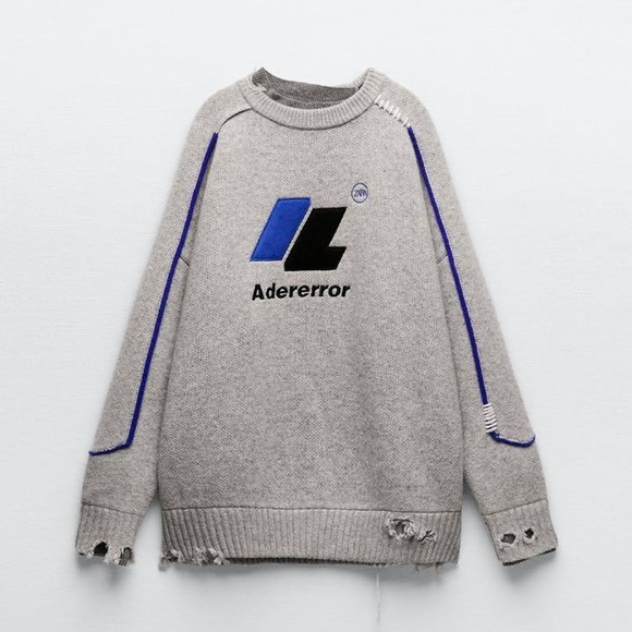 ADER ERROR x ZARA Oversized Wool Sweater - Picture 5 of 12